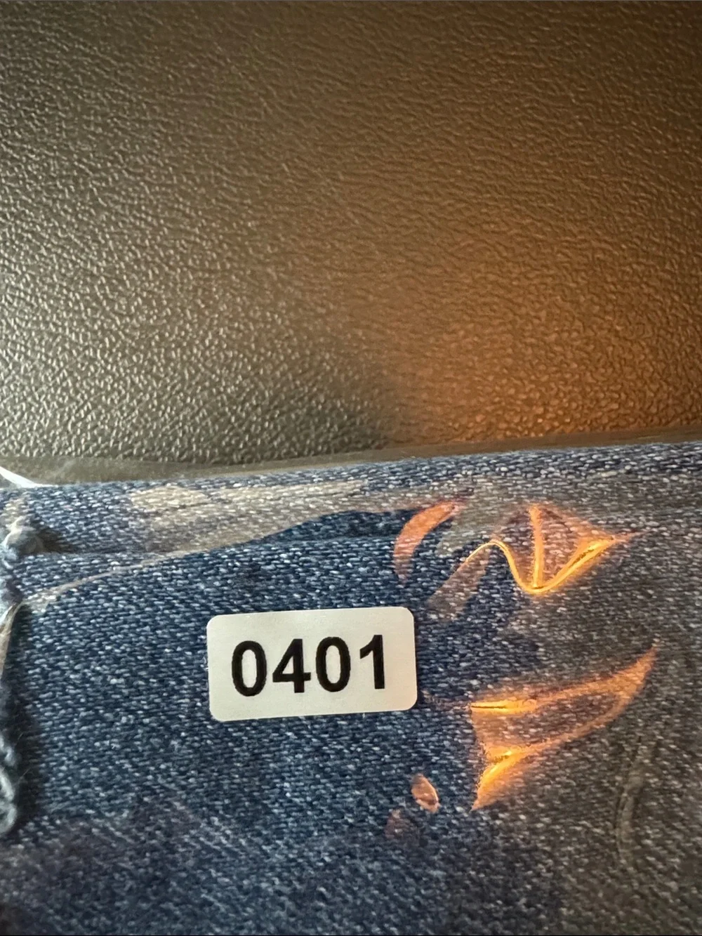 GAP Women's Medium Blue Distressed Denim 